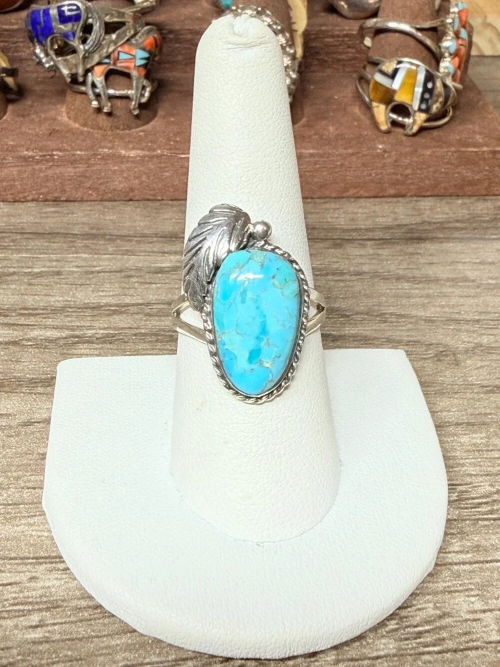 Turquoise Ring Sterling Silver